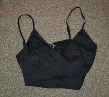 Abercrombie Fitch womans crop tank top black sz. S new with tags
