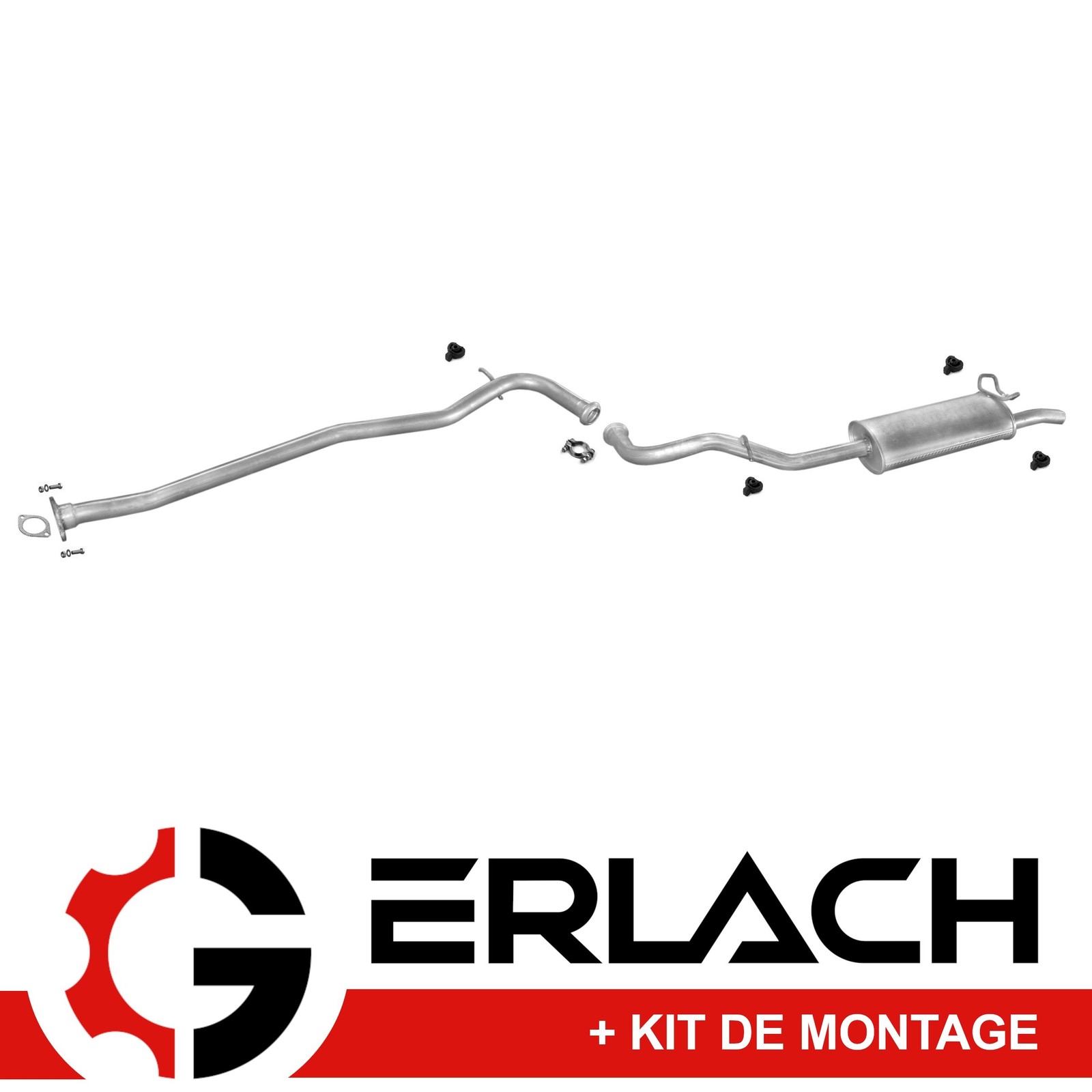 Silencieux échappement Renault 19 I 1.4 pot arrière de rechange pour moteur essence 162
