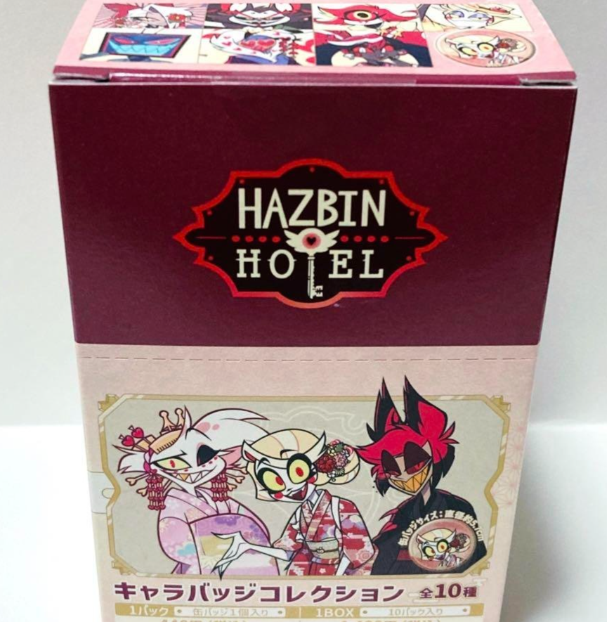 Hazbin Hotel Japanese clothes ver. Can Badge 10 Types Complete Set
