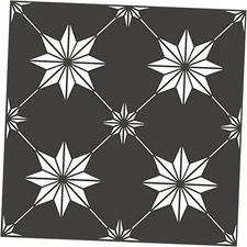  Black Rigel Peel & Stick Floor Tiles, FP3990 Pack of 10 Tiles Modern