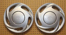 61097 1998-2000 Toyota Corolla Part42621ab010 Oe Used Wheel-cover Pair 61097 1998-2000 Toyota Corolla Part42621ab010 Oe Used Wheel-cover Pair