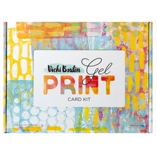 Vicki Boutin Mixed Media Card Kit-Gel Print