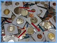 SALE LOT OLD US PROOF  MINT UNCIRCULATED COINS  UNC BU  ESTATE 