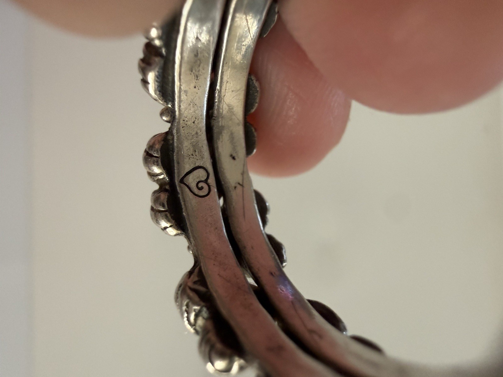 Brighton Double Interlocking Heart Ring Sterling … - image 5