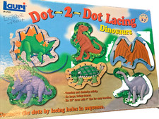 Lauri Dot-2-Dot Lacing Dinosaurs