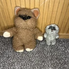 Wicket The Ewok Stuffed Plush + Baby, 1983 Star Wars ROTJ Vintage Kenner 99410