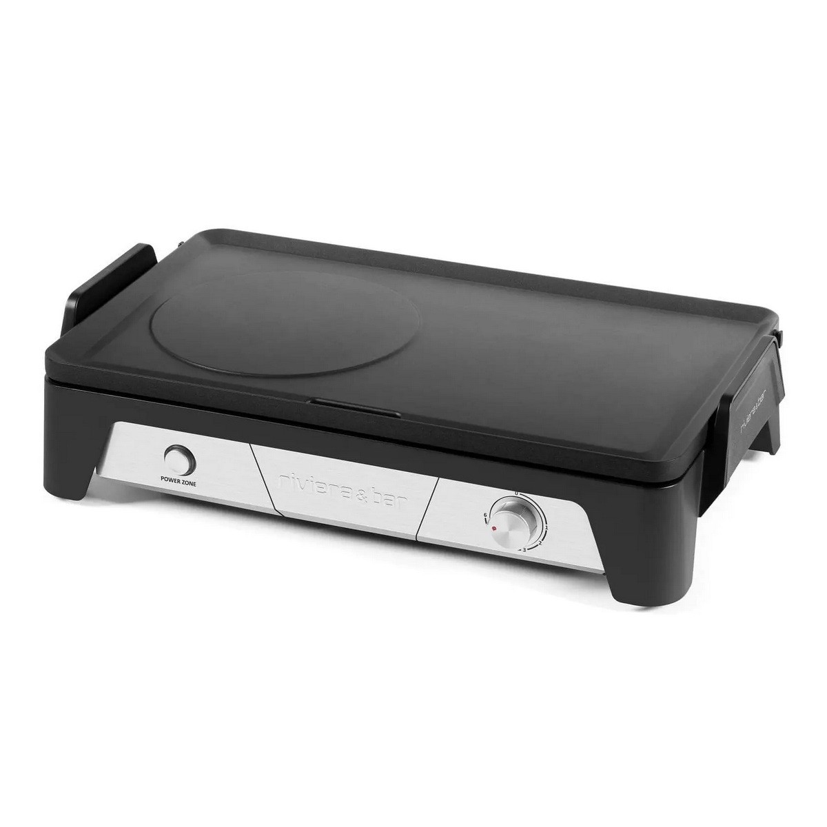 Plancha électrique 2040W avec thermostat pour saisie parfaite