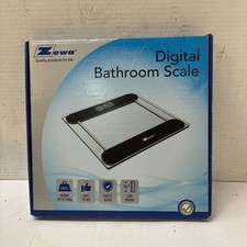 Digital Bathroom Scale  Elegant Design  Tempered Glass  Measures Up to 330...