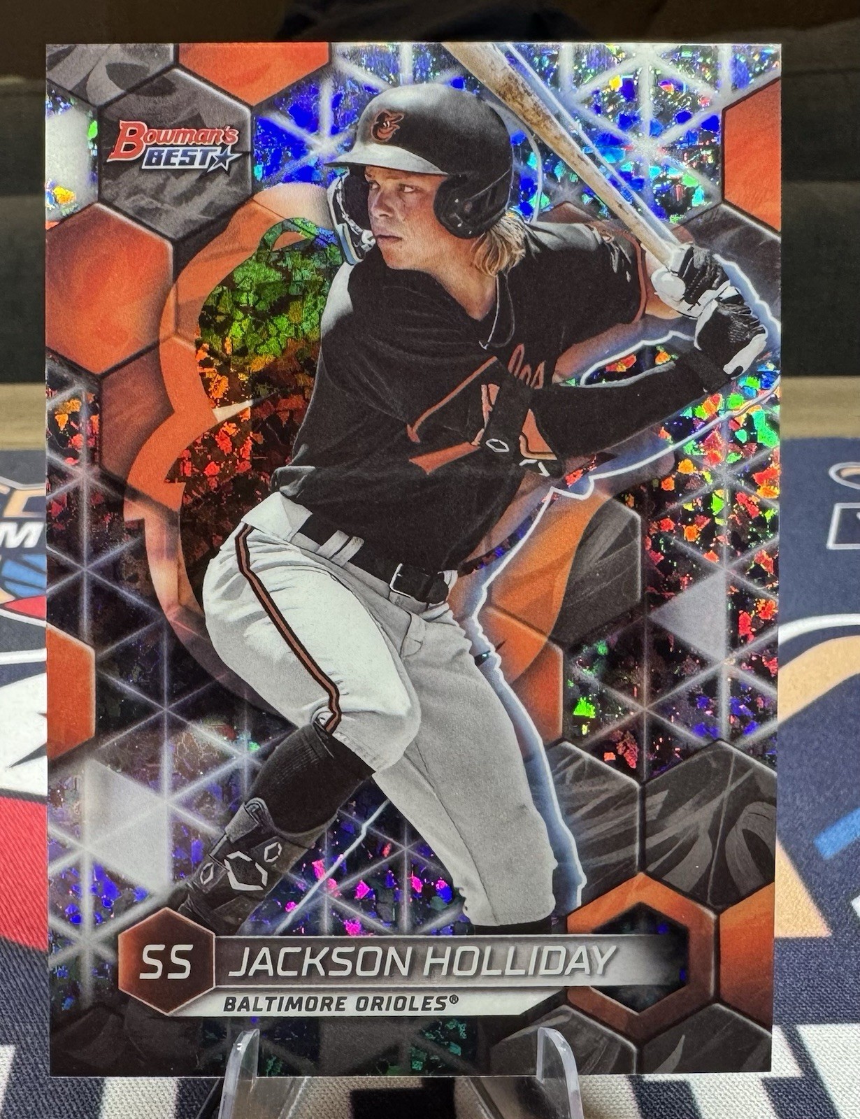2023 Bowman's Best - #TP12 Jackson Holliday Mini-Diamond Refractor 218/299 - O’s