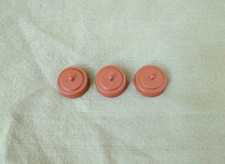 Vintage Marx Toys - Battleground: Lot of 3 Brown Land Mines