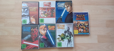 Star Wars Clone Wars Staffel 1-6 + Star Wars Rebels DVD