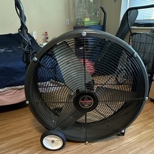 Portable Cooler High Velocity Floor Fan w/ Carry handle. Made in AMERICA (USA)