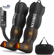 Leg Massager with Heat and Compression, Foot Massager for Circulation and Pain R