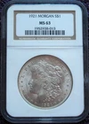 1921 MORGAN SILVER DOLLAR NGC MS63 *VERY NICE EYE APPEAL*