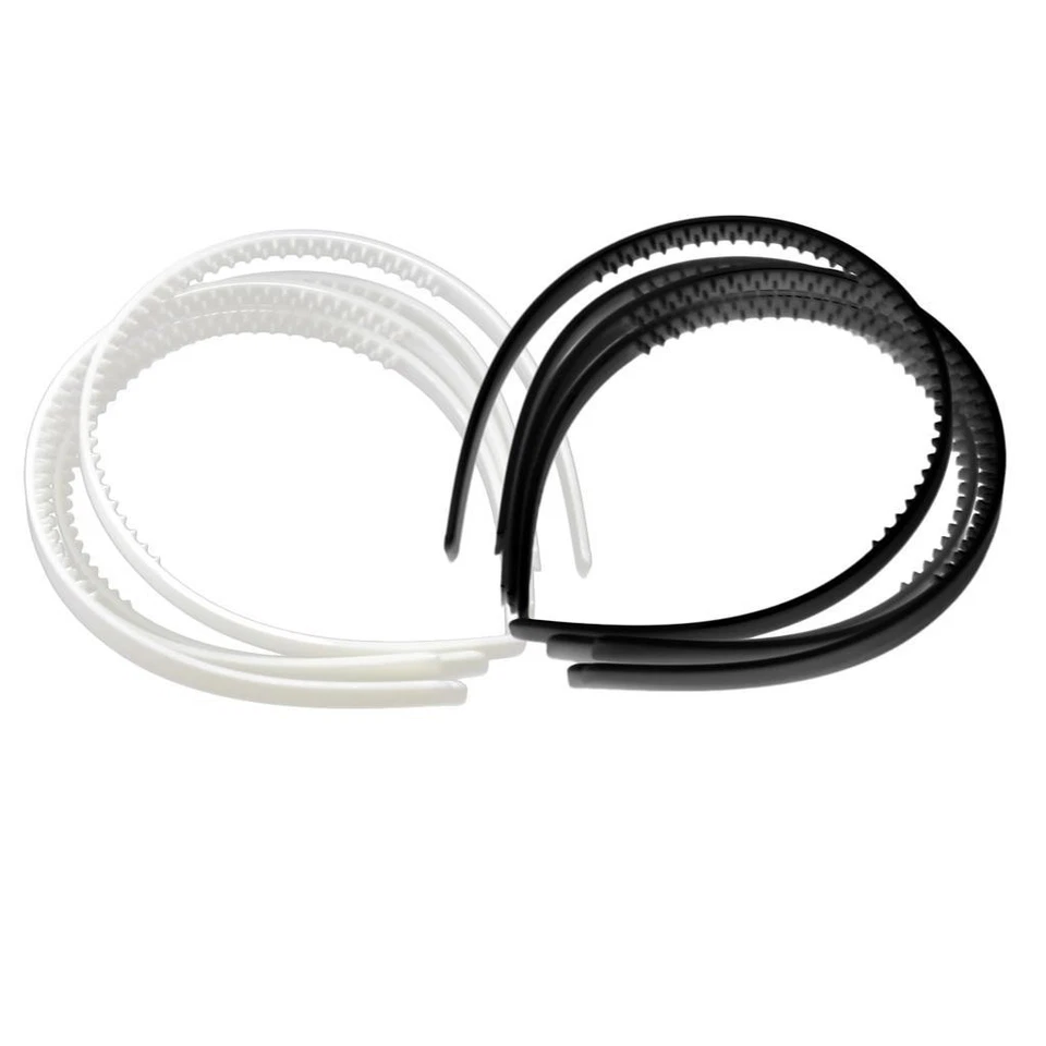 10 Pieces Plastic Headband DIY Hair Band Hair Hoop With For - Image 2 of 4