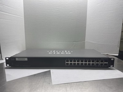 Cisco SRW2016-K9-NA 20-Port Gigabit Ethernet Switch   Powers On - AS-IS *