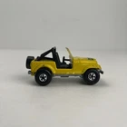 Vintage 1981 Hot Wheels Yellow Military Army Star Jeep