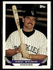 Eric Wedge *ROOKIE CARD* (RC) 1993 Topps #486. rookie card picture