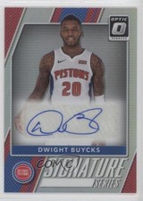 2017 Panini Donruss Optic Signature Series Holo Prizm Dwight Buycks #29 Auto xm5