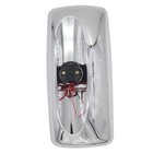 Chrome Heat Side Door Main Big Upper Mirror for Freightliner Columbia Century M2