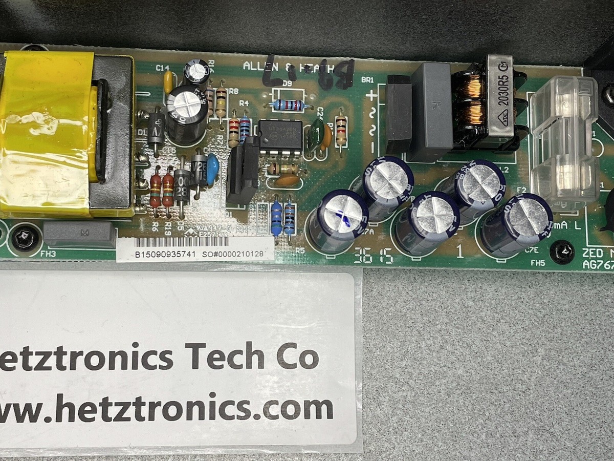 ALLEN & HEATH ZED60-14FX Power Supply Repair & Quote_ Any ALLEN