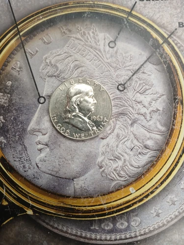 Silver  1963 P  Proof   Franklin Half Dollar       TP-9338