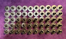 50 PCS - 10-32 STEEL ROUND BASE WELD NUT INSERT - T NUT FURNITURE - NO PRONGS