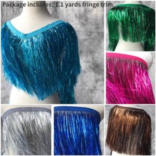 1,1 Yarde X 7,8 Pollici Nastro Con Frange Per Costume Da Performance Fai Da Te