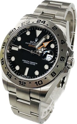 Rolex Explorer II 216570 Black Automatic Oyster w/Gurantee Card