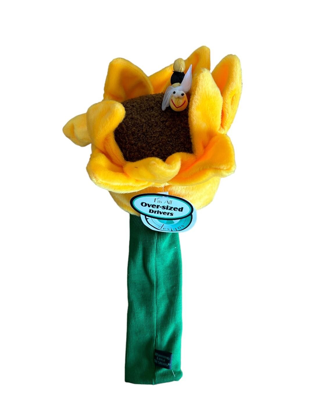 WINNING EDGE SUNFLOWER GOLF DRIVER HEADCOVER. BNWT.