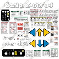 Fits Genie Z-60/34 Decal Kit (GASOLINE ONLY VERSION) Boom Lift