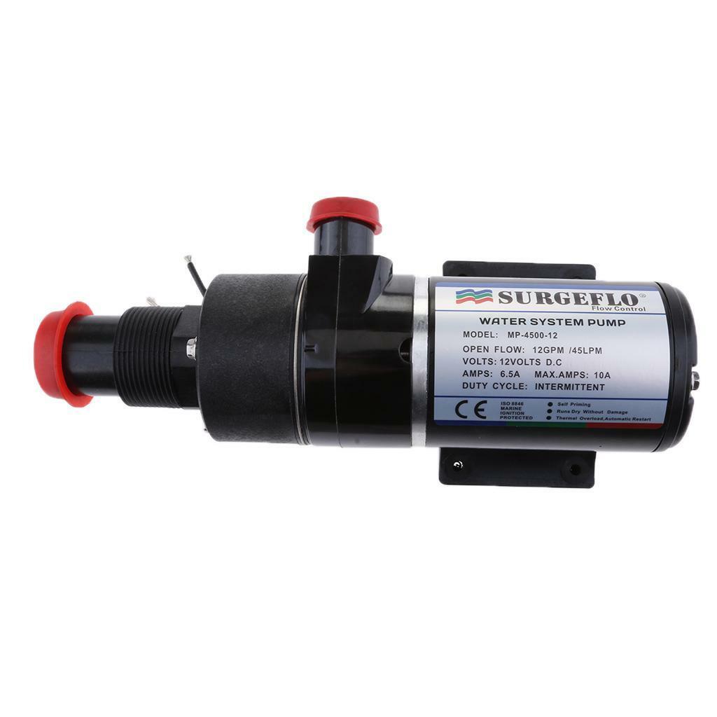 12V Macerator Toilet Sewage Waste Water Pump 45 L/min Boat Fish Box eBay