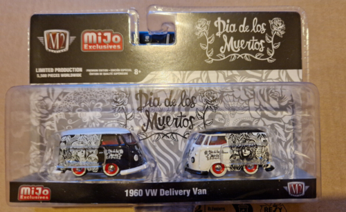 M2 Machines  Dia de Los Muertos 1960 Volkswagen Delivery van bus (C13) - Photo 1/3