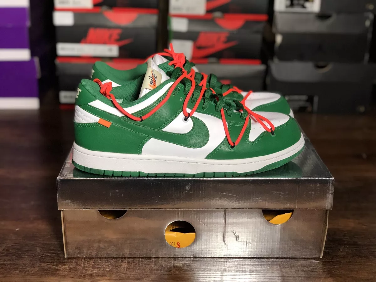 Off White x Dunk Low Pine | Green