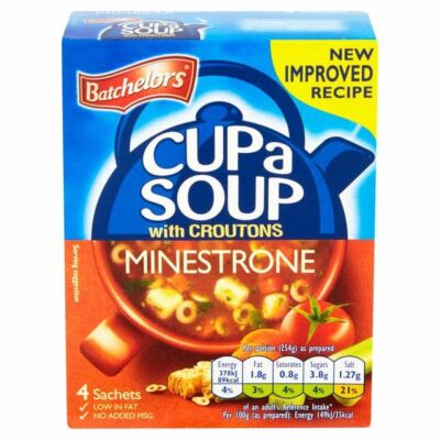 Batchelors Minestrone Cup A Soup - 4 x 23.5g (0.21lbs)