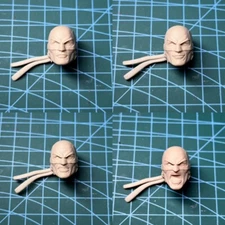 1/12 Unpainted Iron Fist Danny Rand Head Carving Sculpt Model Toys