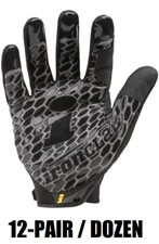 (DOZEN) IRONCLAD Box Handler Silicon Palm Grip Safety Work Gloves SELECT SIZE