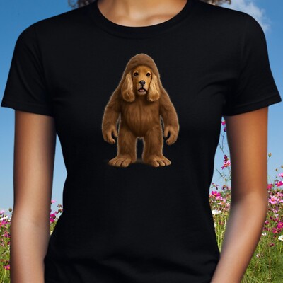 T-Shirt Cocker Spaniel im Kostüm   Süßes Hundemotiv mit Humor, Geschenkidee