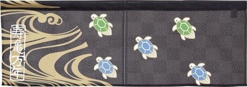 MADE in JAPAN Longevity Crane & Fuji | Traditional Japanese Noren Curtain Gift - Picture 1 of 10