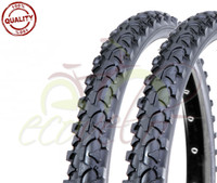 2 Reifen Gummi Schwarz FÜR Fahrrad 16 X 1.75 (44-305) Mtb