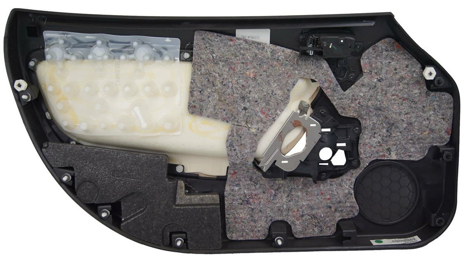 Panel de puerta Pontiac Solstice 2008-2010 lado derecho bronceado ébano 25824364 25801547 Foto 2 de 4