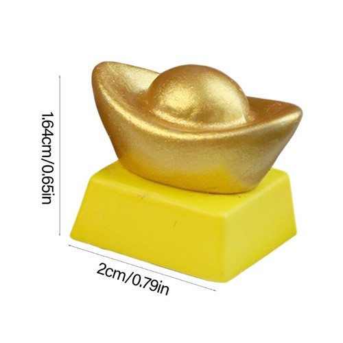 Creative 3D Resin Keycap Golden Dollar Shape ESC Chinese New Year Theme Keycaps - Picture 8 of 10