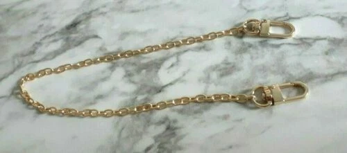 Swivel Hook Chain Extender for Louis Vuitton Bag Extension Clasp LV GOLD 16in