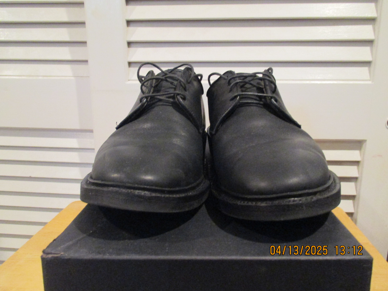 SAOLA Scarpe Allen Edmonds Surrey Derby impermeabili nere taglia 9D