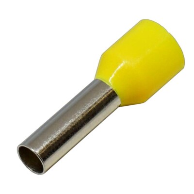 Diect Ferruling AD60012, FERRULES DIRECT, Single Insulated Wire Ferrule Yellow , Lot of ...