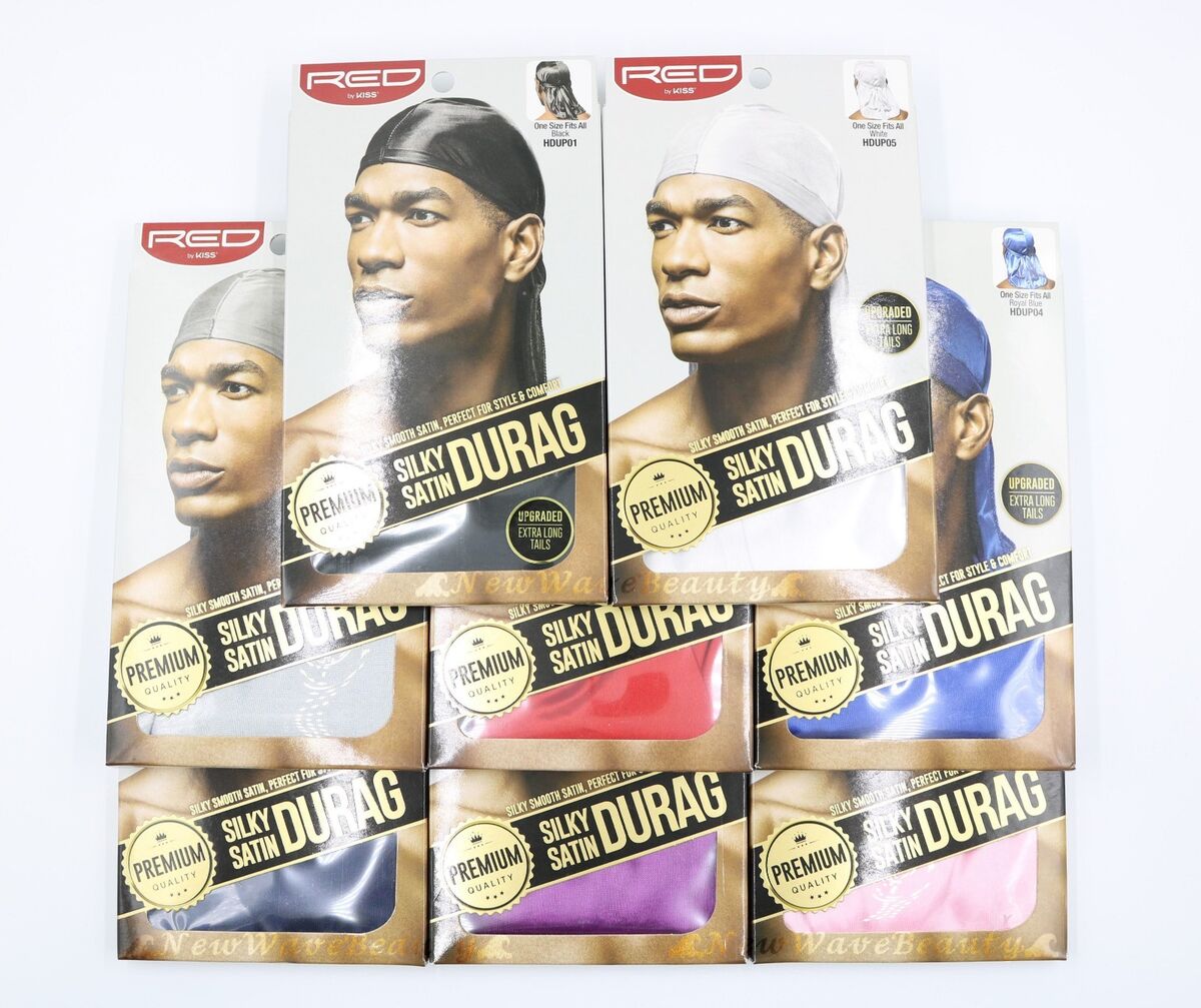 12Pcs Durag Pack, Durags for Men Silky, Silk Durag for Men Women Waves  Satin NEW