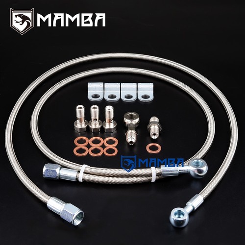Camaro 5 SS Twin Turbo Oil Feed Lines - AGP Turbo