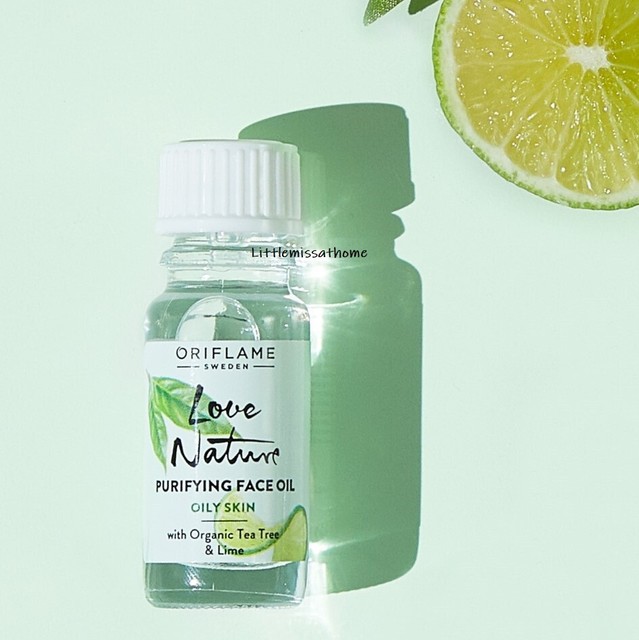 Oriflame Love Nature Purifying Face Oil With OrganicTea Tree and Lime
