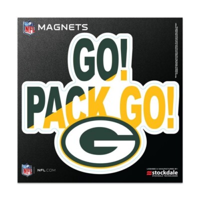 GREEN BAY PACKERS 6''X6'' DIE-CUT MAGNET FOR INDOOR OUTDOOR HIGH QUALITY NFL