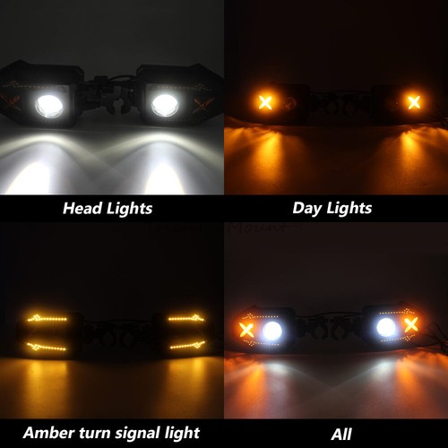 Rearview Side Mirrors w/Amber Turn Signals for Can-Am Maverick X3 1.85" Roll Bar - Bild 2 von 24